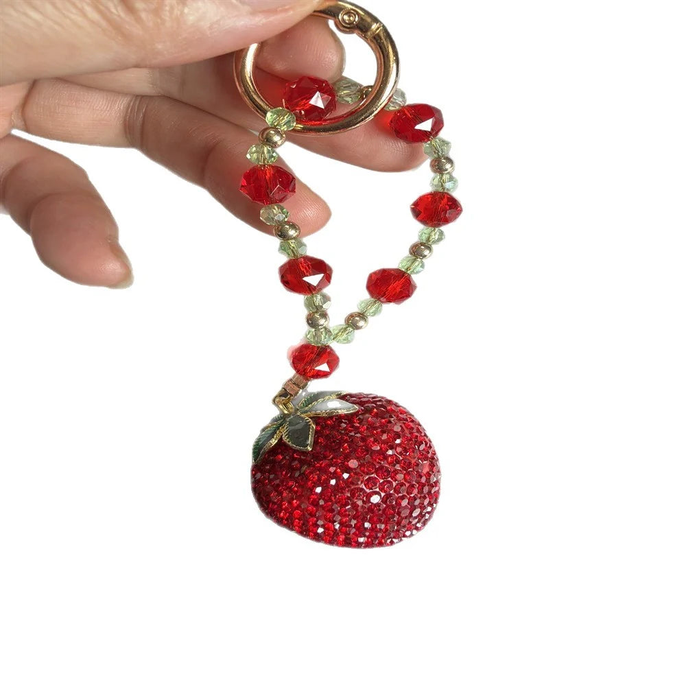 Unisex Sleutelhanger Met Aardbeibedeltje 7