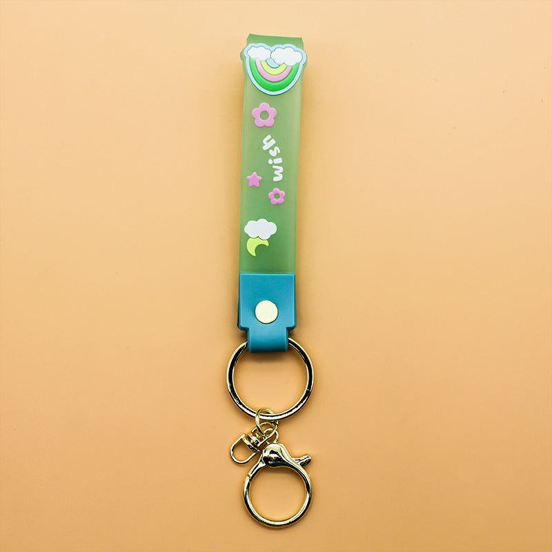 Unisex Sleutelhanger Met Karabijnhaak Modern Design 9