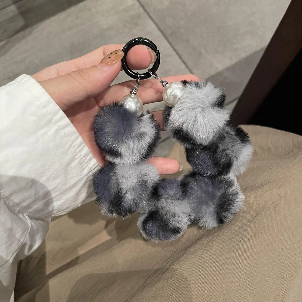 Unisex Sleutelhanger Pluche Dierenontwerp Speels Accessoire 6