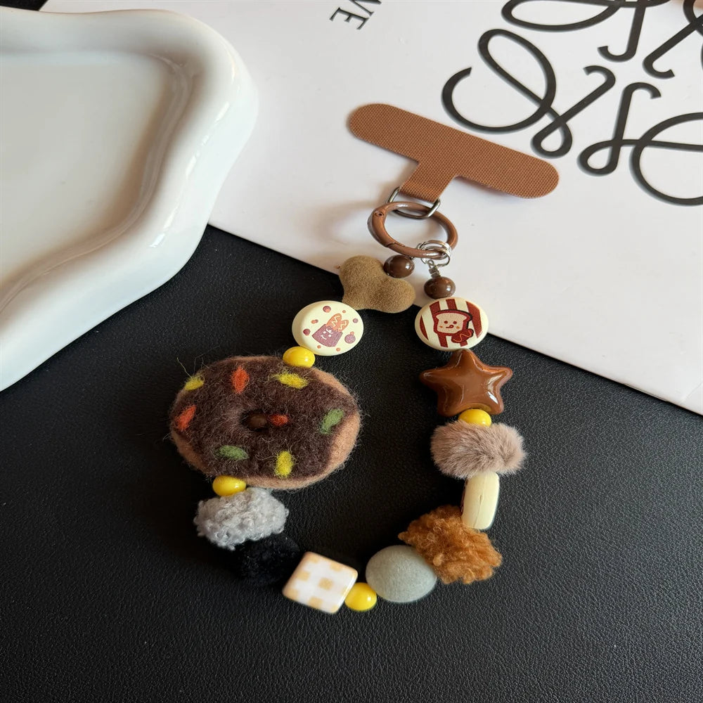 Unisex Sleutelhanger met Speels Voedselthema 0