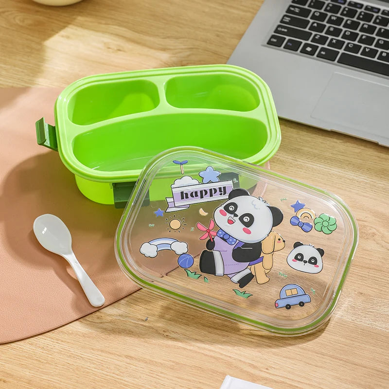 Unisex Snackbewaarcontainer Met Meerdere Compartimenten Thema Design 3