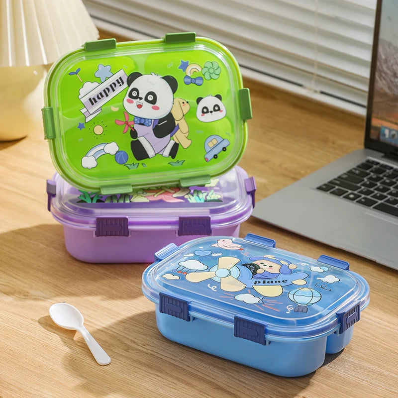 Unisex Snackbewaarcontainer Met Meerdere Compartimenten Thema Design 4