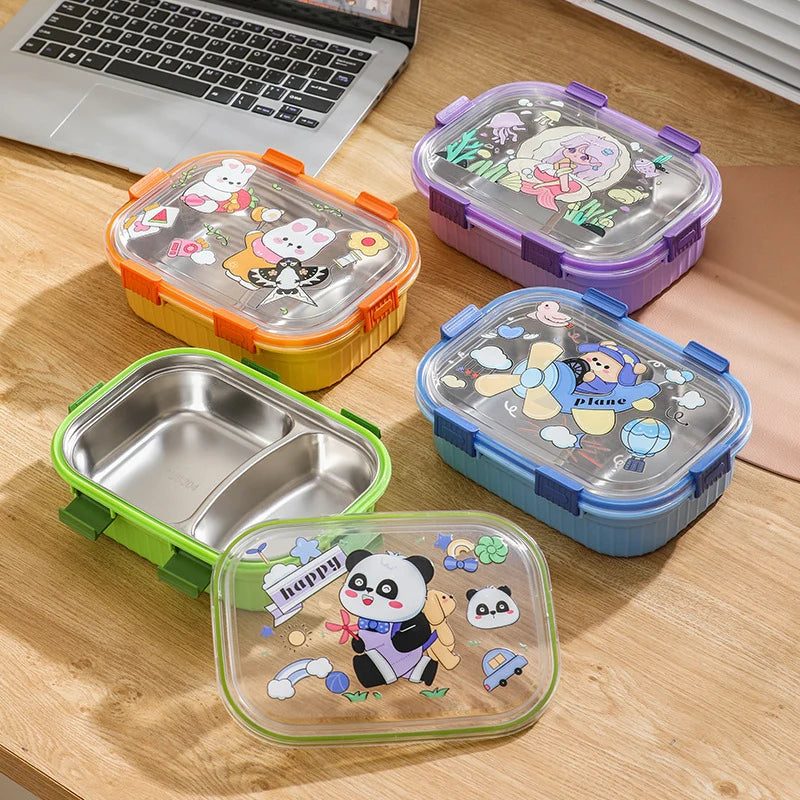 Unisex Snackbewaarcontainer Met Meerdere Compartimenten Thema Design 6