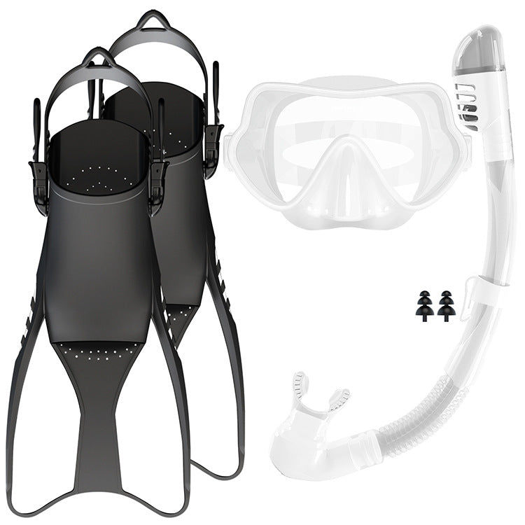 Unisex Snorkelset Compleet met Comfortabele Vinnen en Duikmasker 8