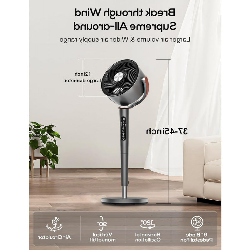 Unisex Staande Ventilator Met Intelligente Bediening 2