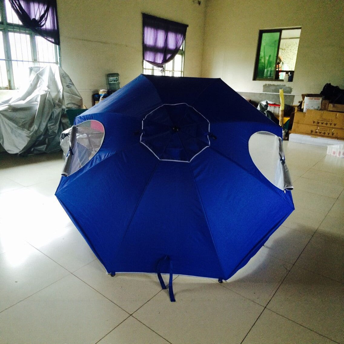Unisex Strandparasol Stevig en Lichtgewicht voor Tuin en Strand 1