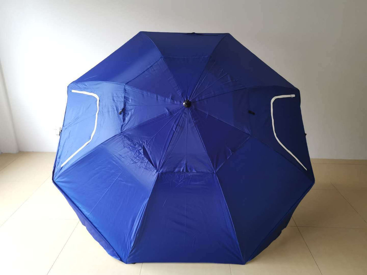 Unisex Strandparasol UV-bestendig Compact en Draagbaar 0