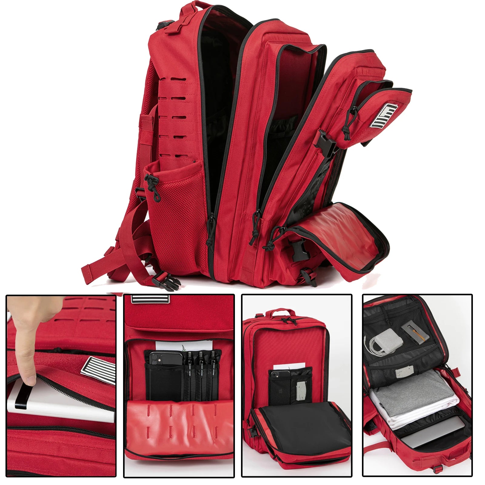 Unisex Tactische Rugzak voor Outdoor Activiteiten 4