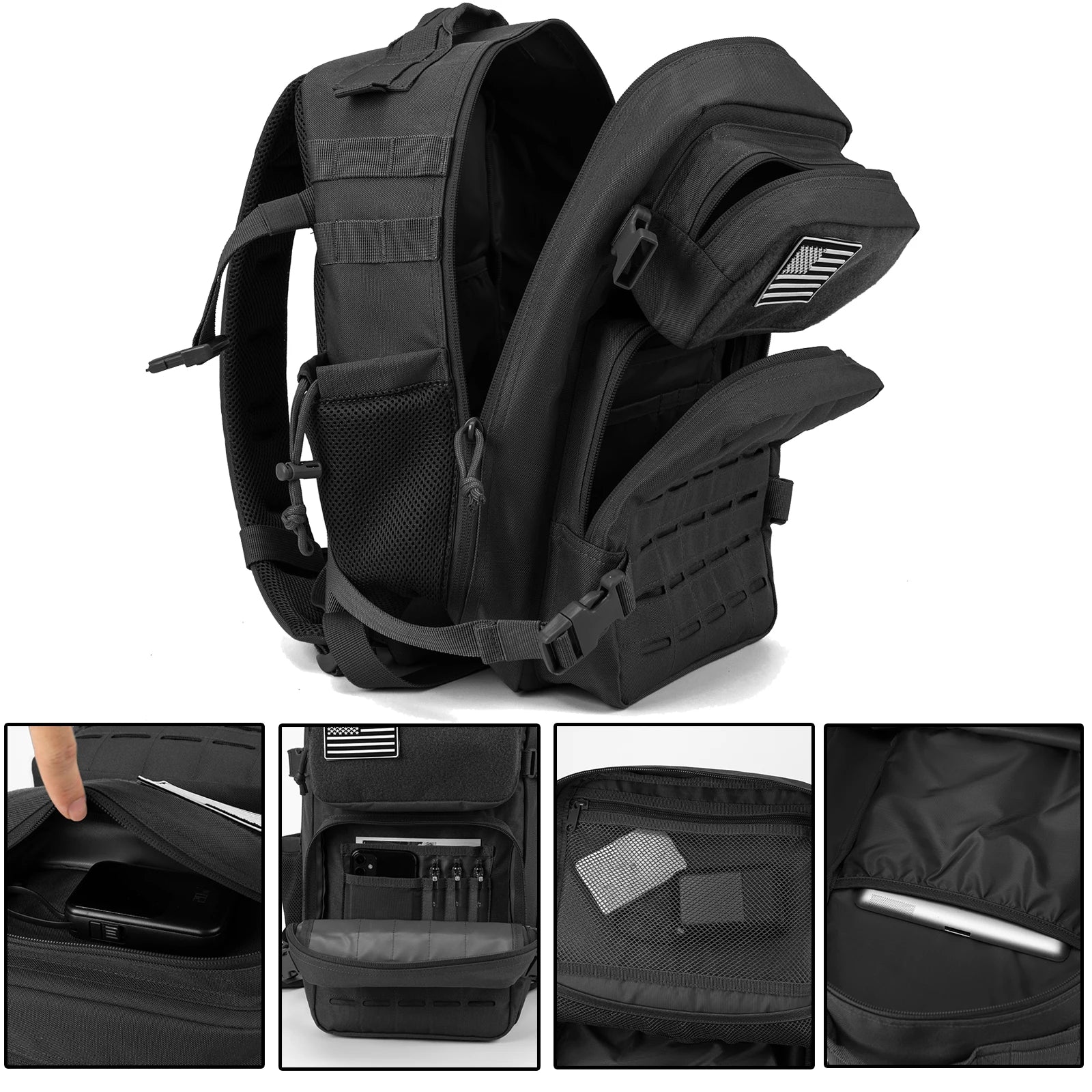Unisex Tactische Rugzak voor Outdoor Activiteiten 5
