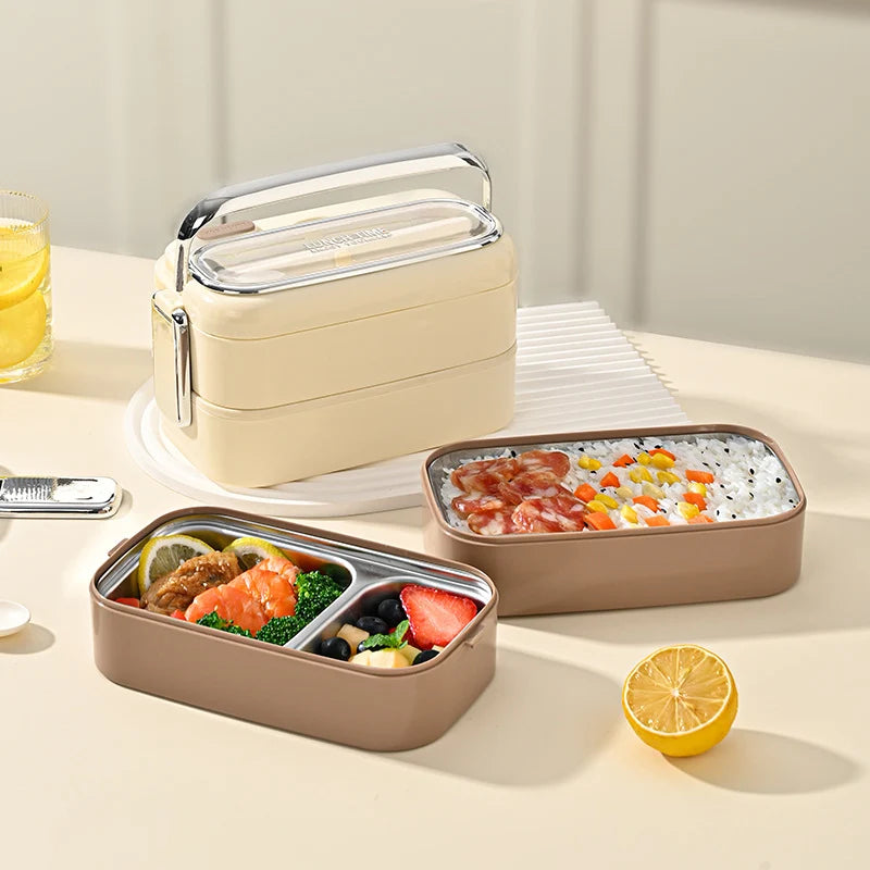 Unisex Thermische Voedselbewaarcontainer Dubbellaags 1