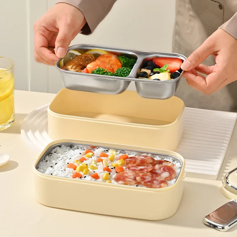 Unisex Thermische Voedselbewaarcontainer Dubbellaags 4
