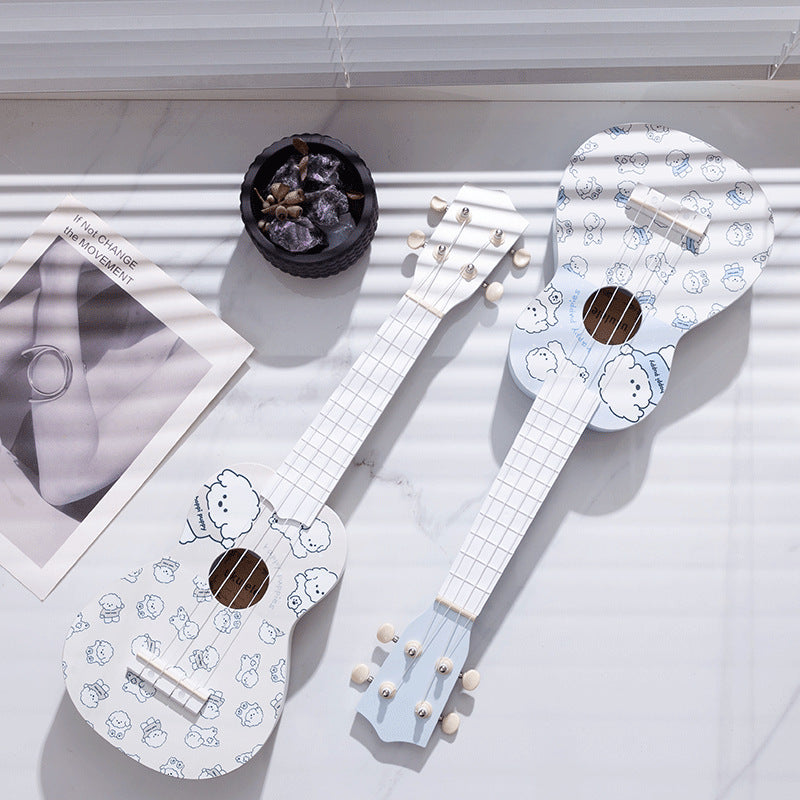 Unisex Ukelele met Cartoonthema Speels Design 1
