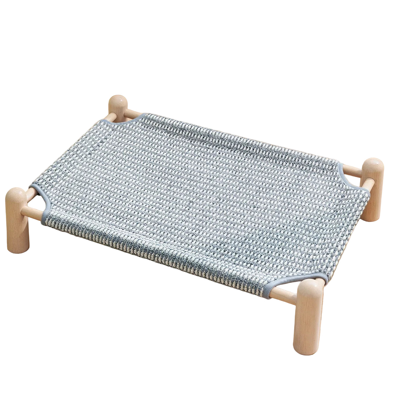 Unisex Verhoogd Huisdierbed Houten Frame Ademend Ontwerp 0