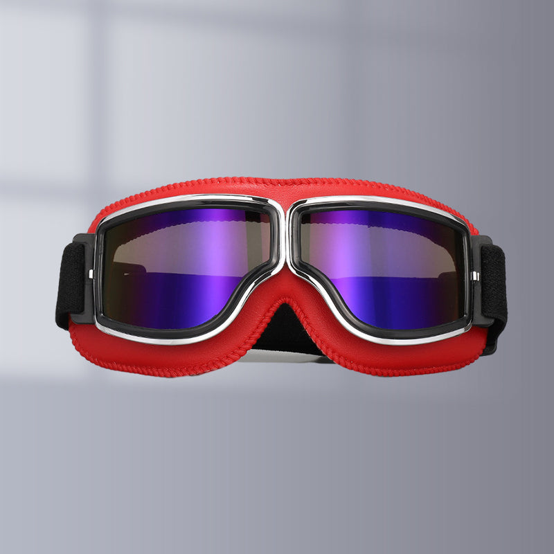 Unisex Vintage Motorbril Retro Pilotenstijl 16