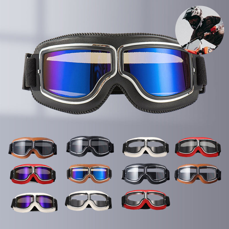 Unisex Vintage Motorbril Retro Pilotenstijl 7