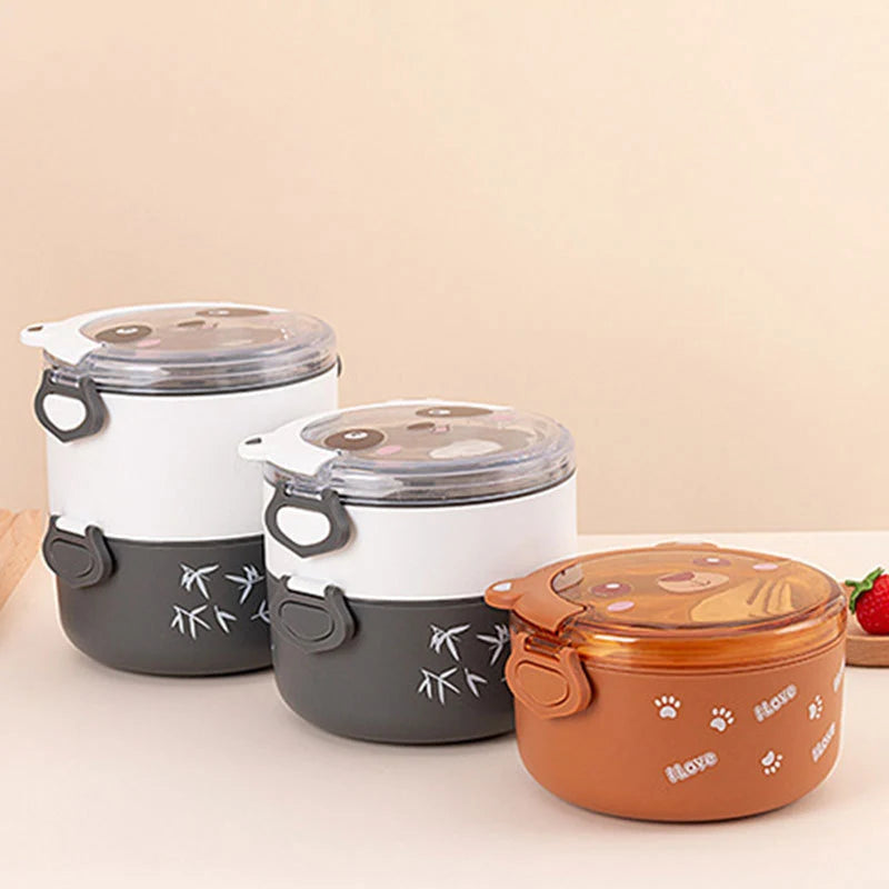 Unisex Voedselbewaarcontainer Panda Thema Compact 1