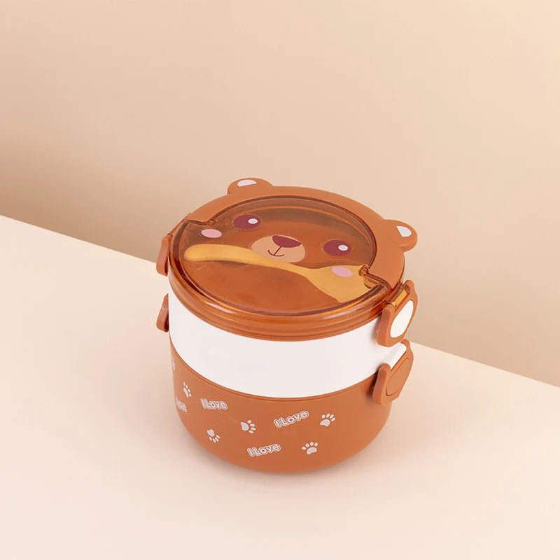 Unisex Voedselbewaarcontainer Panda Thema Compact 6