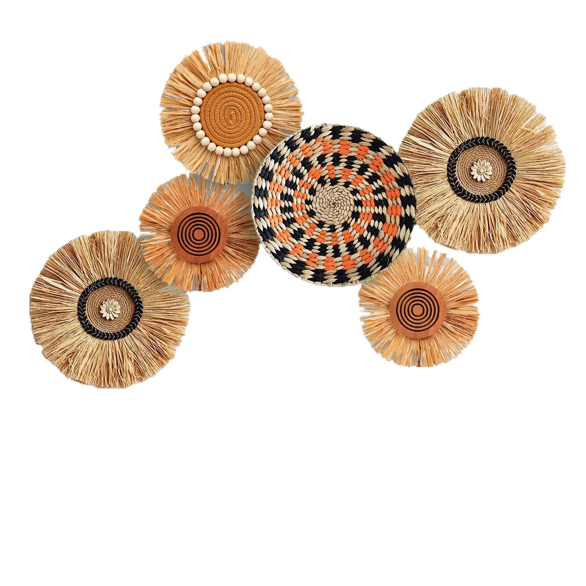 Unisex Wanddecoratie Handgemaakt Met Unieke Patronen Voor Woonkamer En Slaapkamer 5