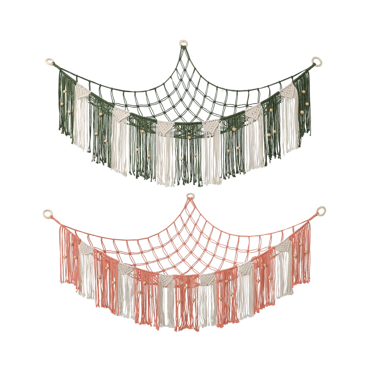 Unisex Wandopberghangmat Boho Stijl met Franjes 5