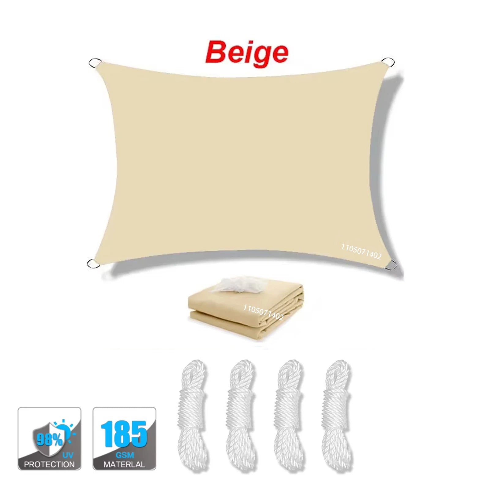 Unisex Waterdicht Zonneschermzeil Met UV-Bescherming 10