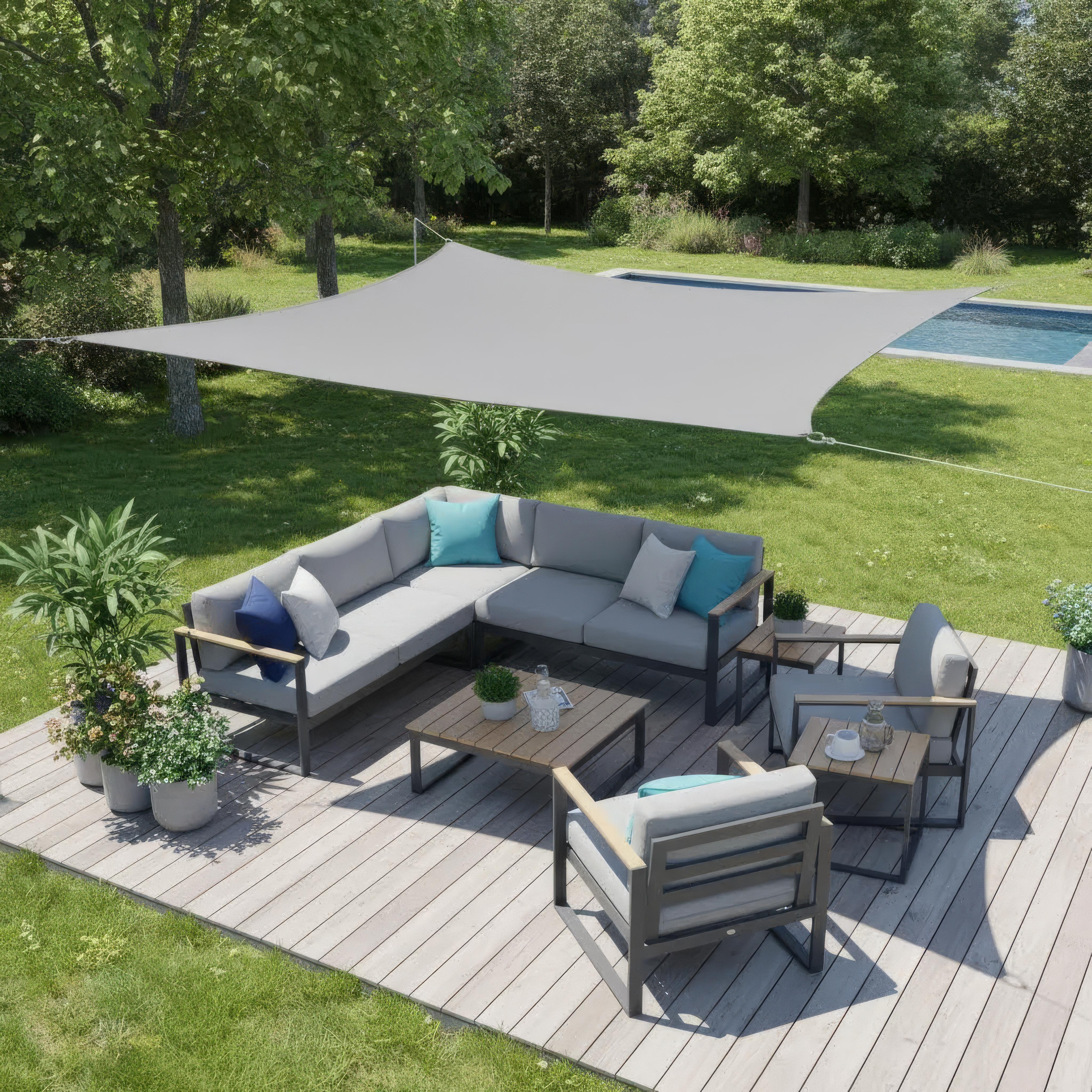 Unisex Waterdichte Rechthoekige Luifel voor Terras en Balkon 2