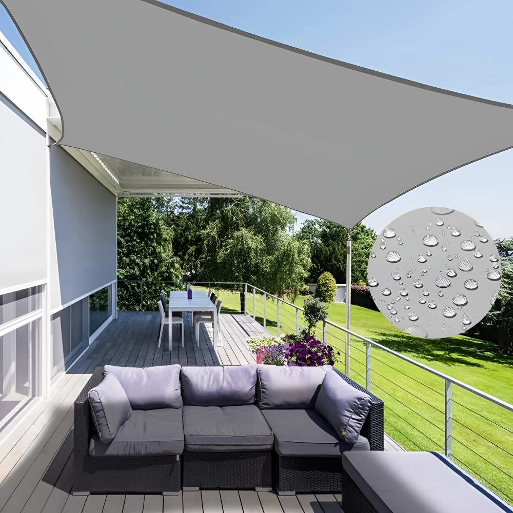 Unisex Waterdichte Rechthoekige Luifel voor Terras en Balkon 4