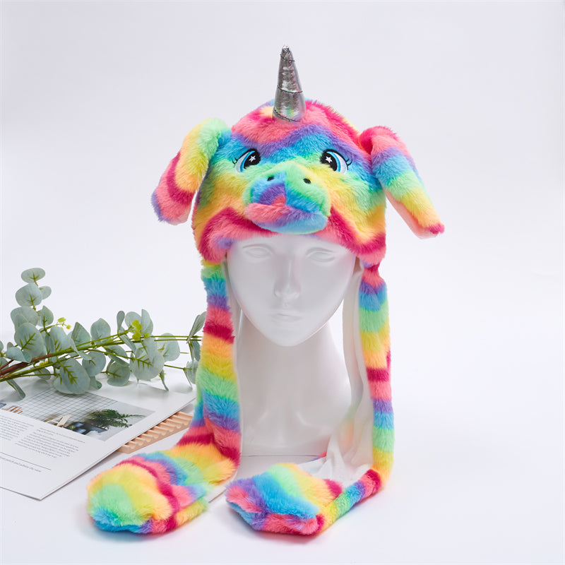 Unisex Wintermuts met Beweegbare Oren 18