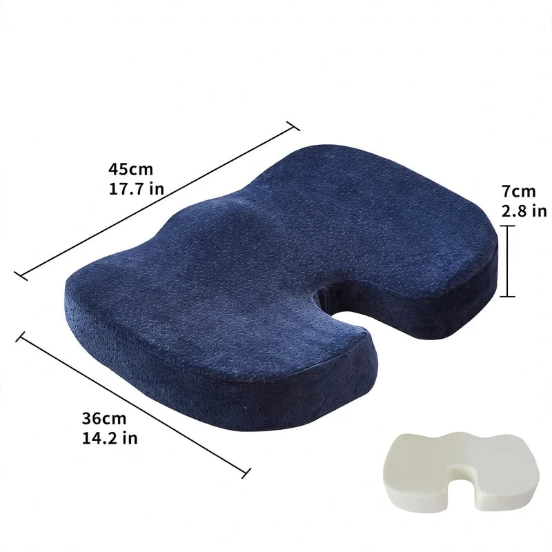 Unisex Zitkussen met Gel en Traagschuim voor Ergonomisch Zitcomfort 5