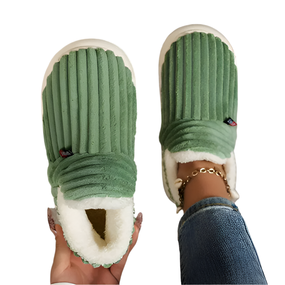 Unisex slippers, zacht pluche, antislip en ergonomisch ontwerp. 1