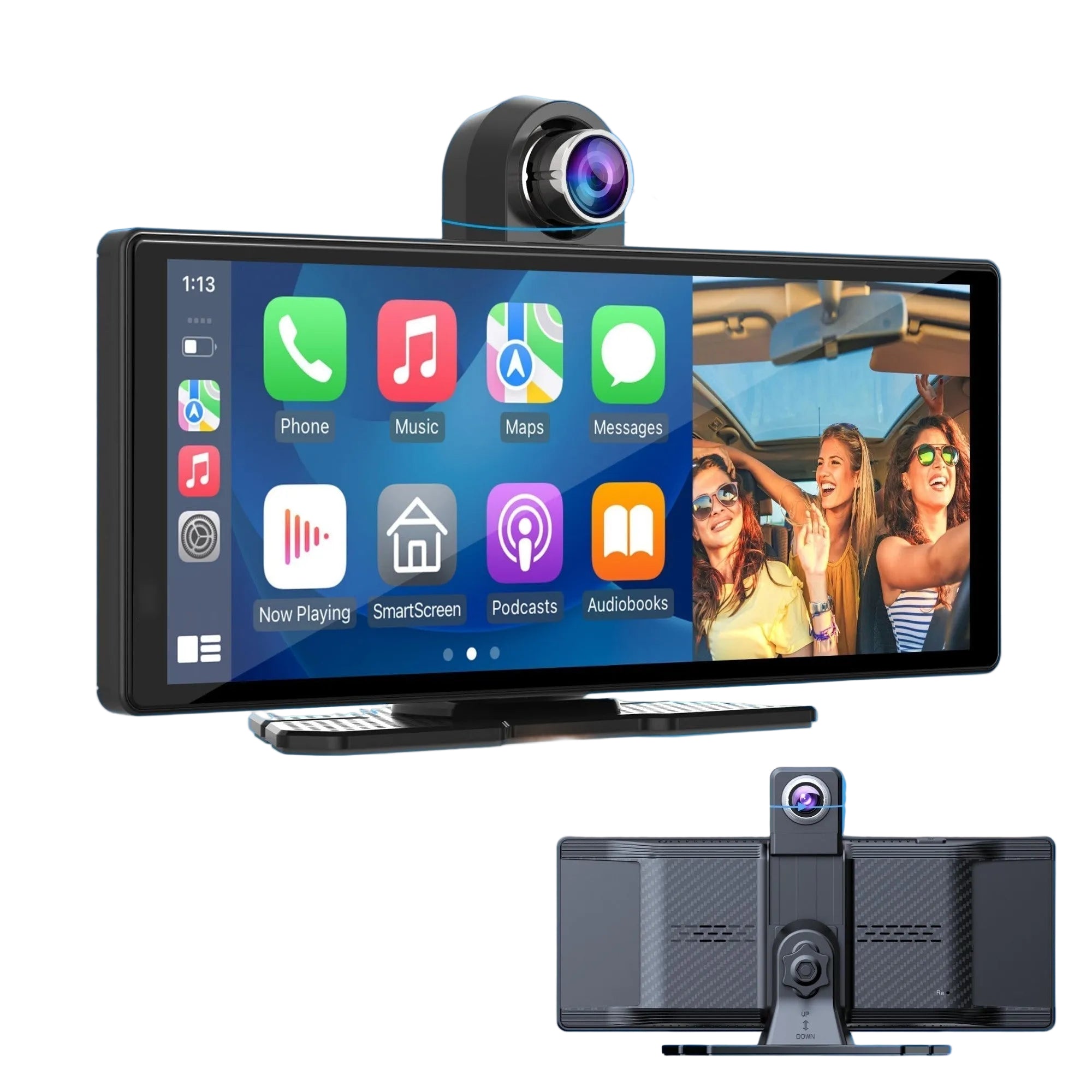 Universeel Display voor Auto met Draadloze CarPlay en Android Auto 0