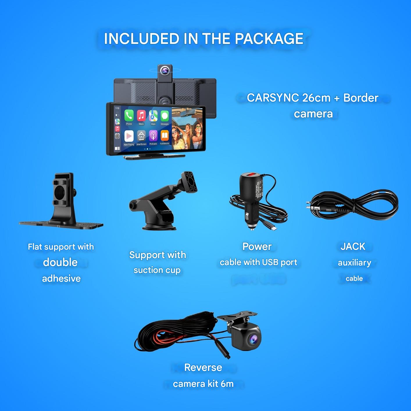 Universeel Display voor Auto met Draadloze CarPlay en Android Auto 3