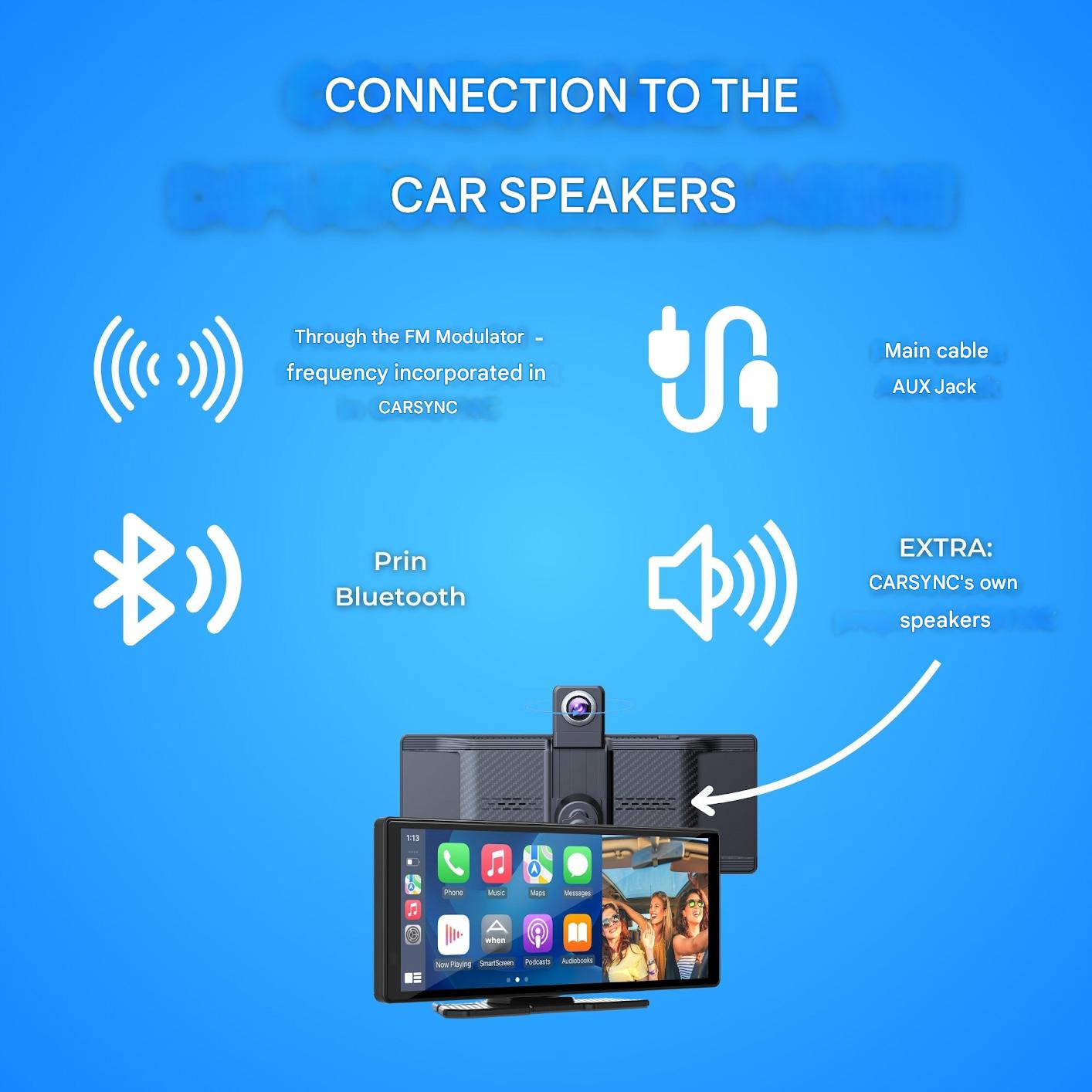 Universeel Display voor Auto met Draadloze CarPlay en Android Auto 4