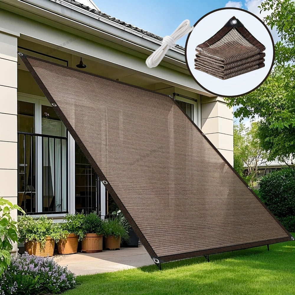 Universeel Tuinschaduwdoek met Doorvoertules voor Patio en Pergola 0
