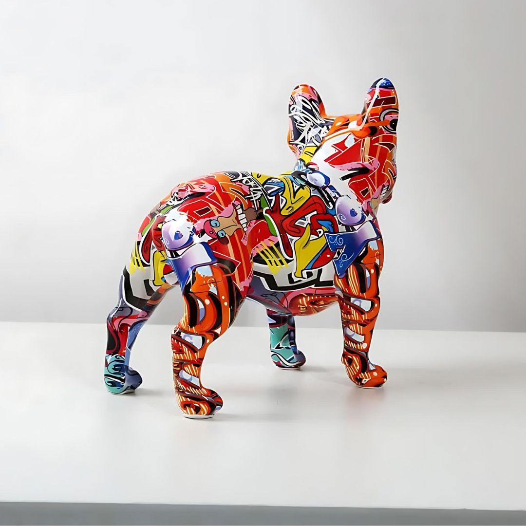 Urban Franse Bulldog Sculptuur Moderne Kunst 1