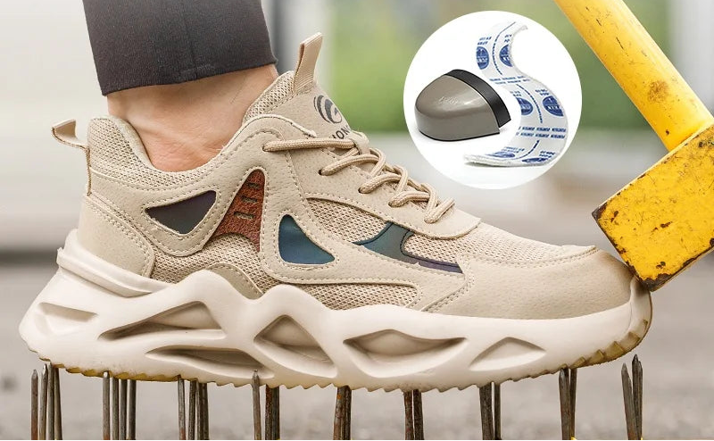 Veiligheidsschoenen Heren en Dames Met Stalen Neus Sneakers 1