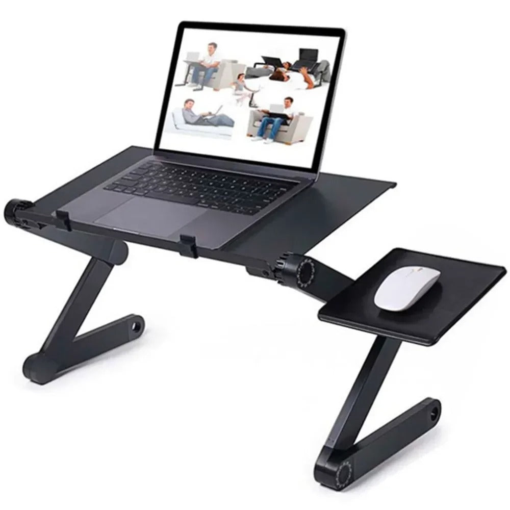 Verstelbare Laptopstandaard voor Comfortabel Werken met Ventilatie 0