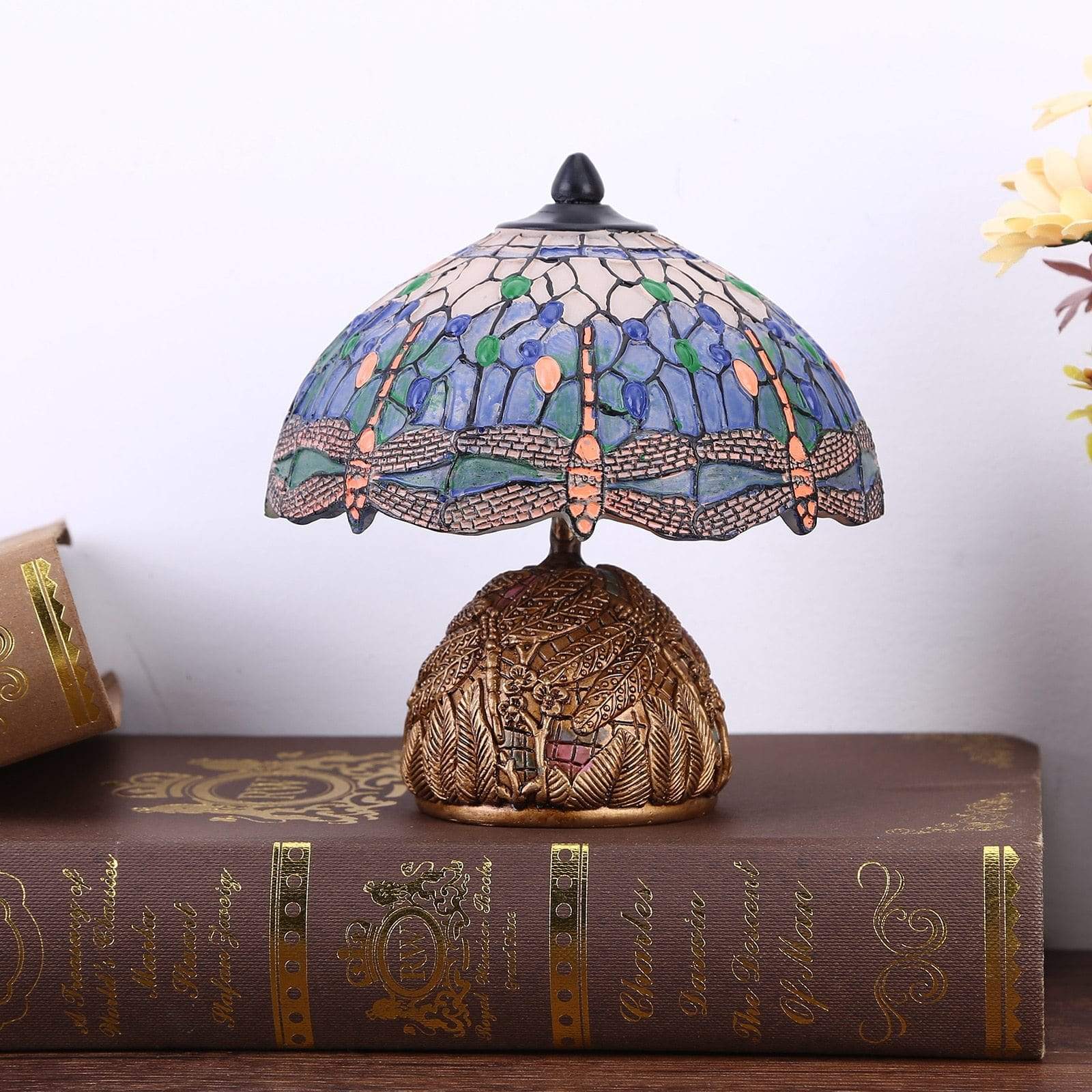 Vintage Hanglamp Met Libellen Ontwerp - Warm Wit LED Verlichting 2