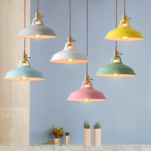 Vintage Hanglamp Metalen Retro Stijl 1