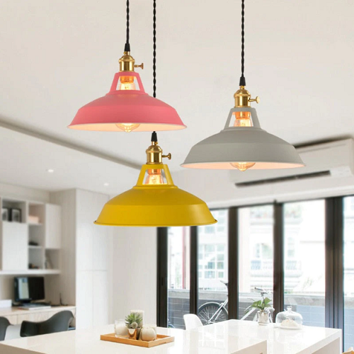 Vintage Hanglamp Metalen Retro Stijl 3