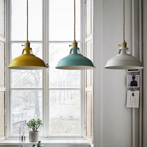 Vintage Hanglamp Metalen Retro Stijl 4