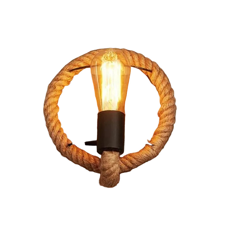 Vintage Wandlamp met Touw Design 0