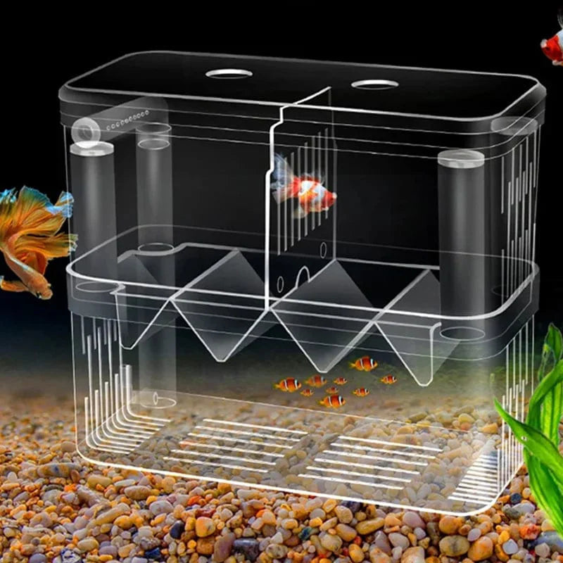 Viskweekbox Dubbellaags Transparant voor Aquaria 0