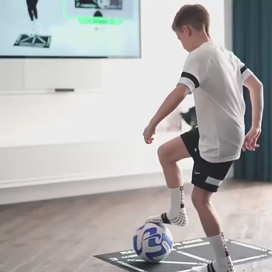 Voetbaltrainingsmat Antislip Compact met Gemarkeerde Oefenzones 1