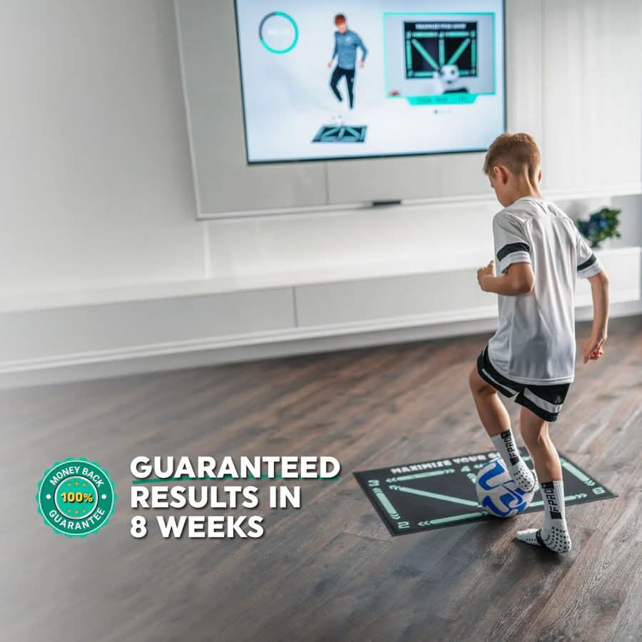 Voetbaltrainingsmat Antislip Compact met Gemarkeerde Oefenzones 2