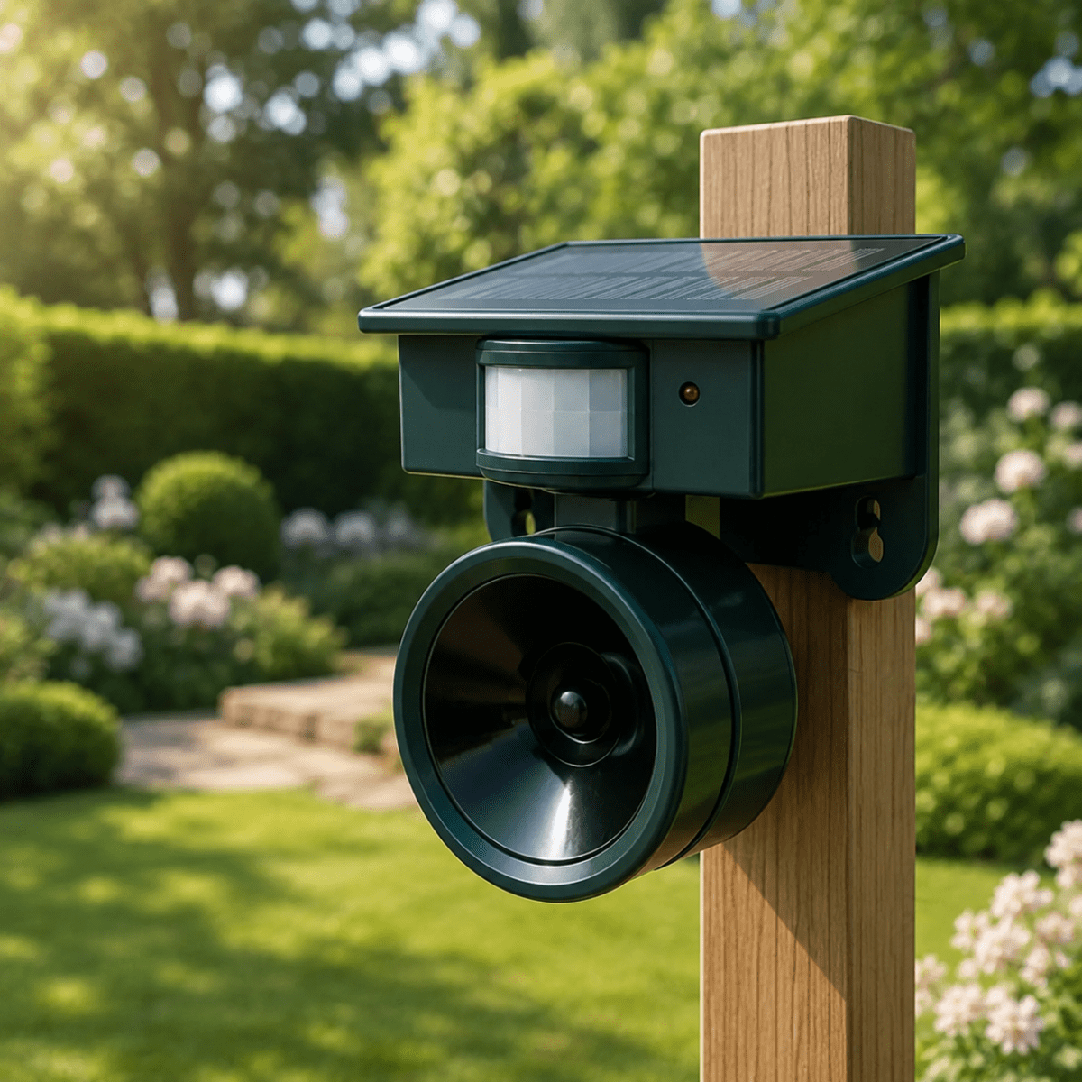 Vogelverjager Bewegingssensor Voor Buitenruimtes Terreinbescherming 1