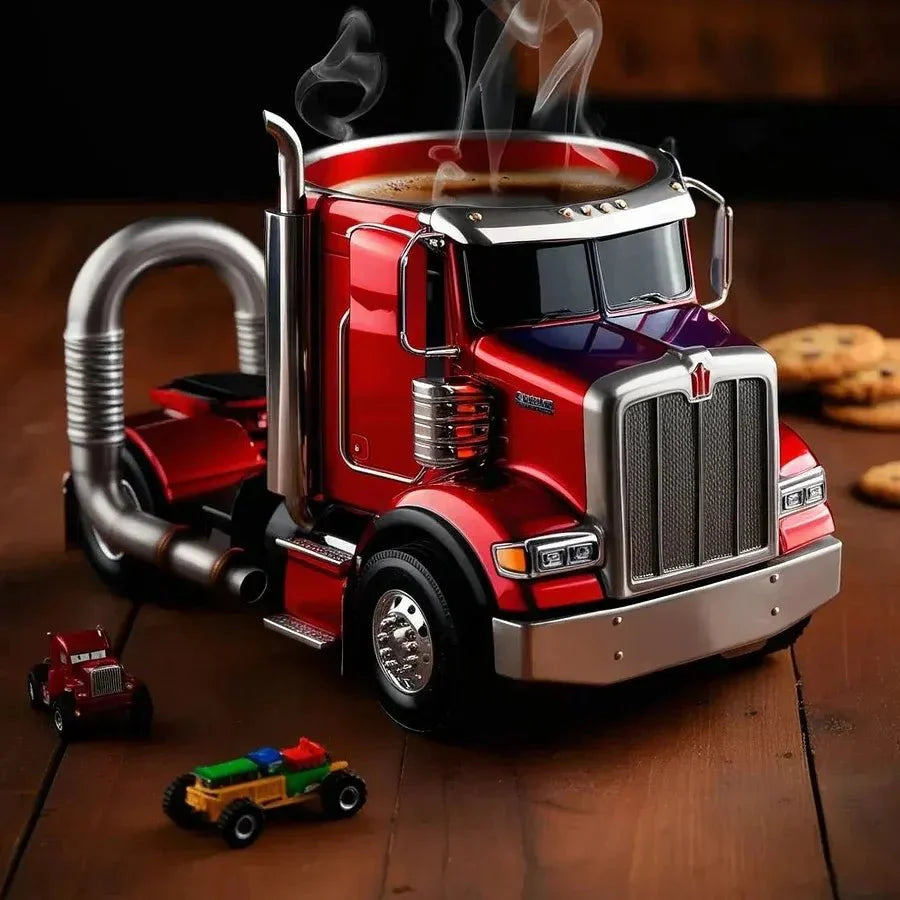 Vrachtwagenchauffeurs Koffiemok Met Authentiek Ontwerp 3