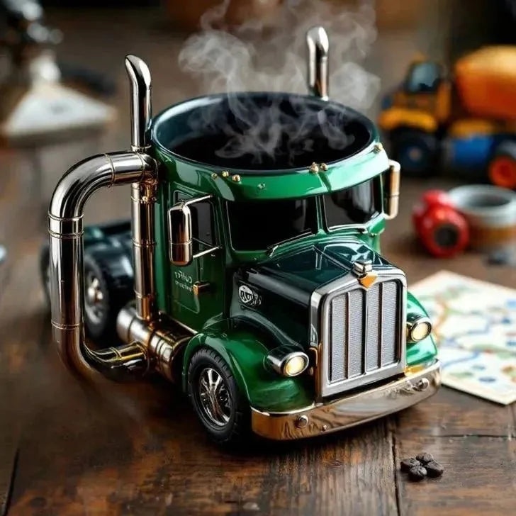 Vrachtwagenchauffeurs Koffiemok Met Authentiek Ontwerp 5