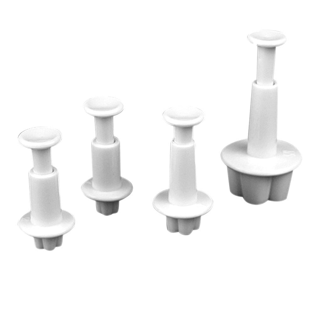 Vrouwelijke Fondant Cutter Pruimenbloem Set van 4 Delen 1
