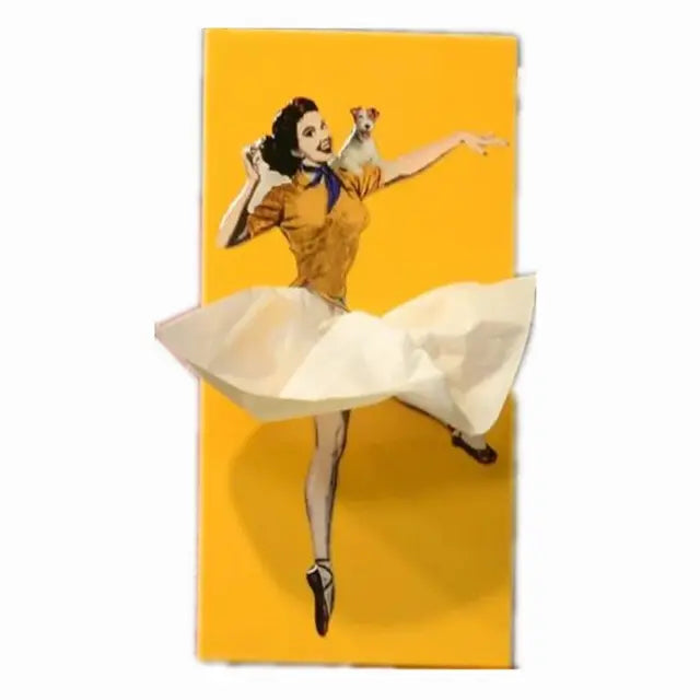 Vrouwelijke Retro Opbergdoos Stijlvol 0