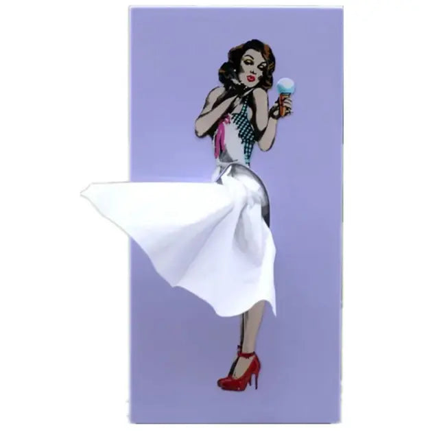 Vrouwelijke Retro Opbergdoos Stijlvol 10